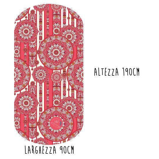 Telo Mare Mosaico Red