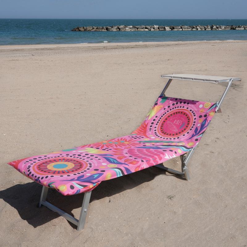 Telo Mare No-wind Mosaico Rosa