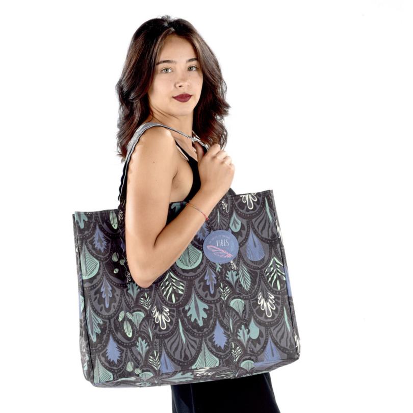 Tote Bag Peacock Blue