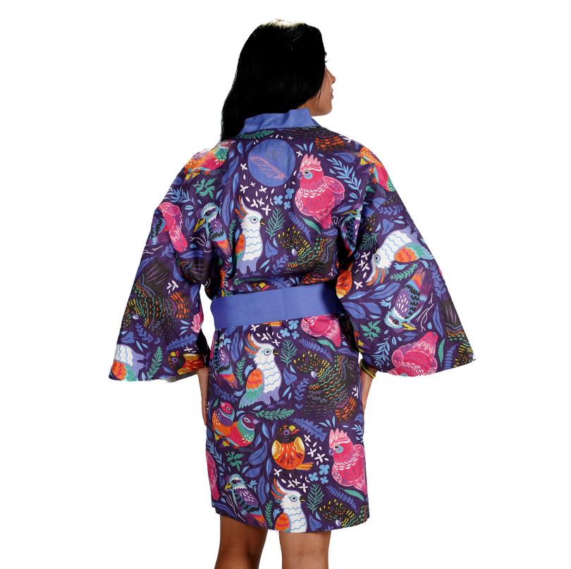 Kimono Pappagalli retro