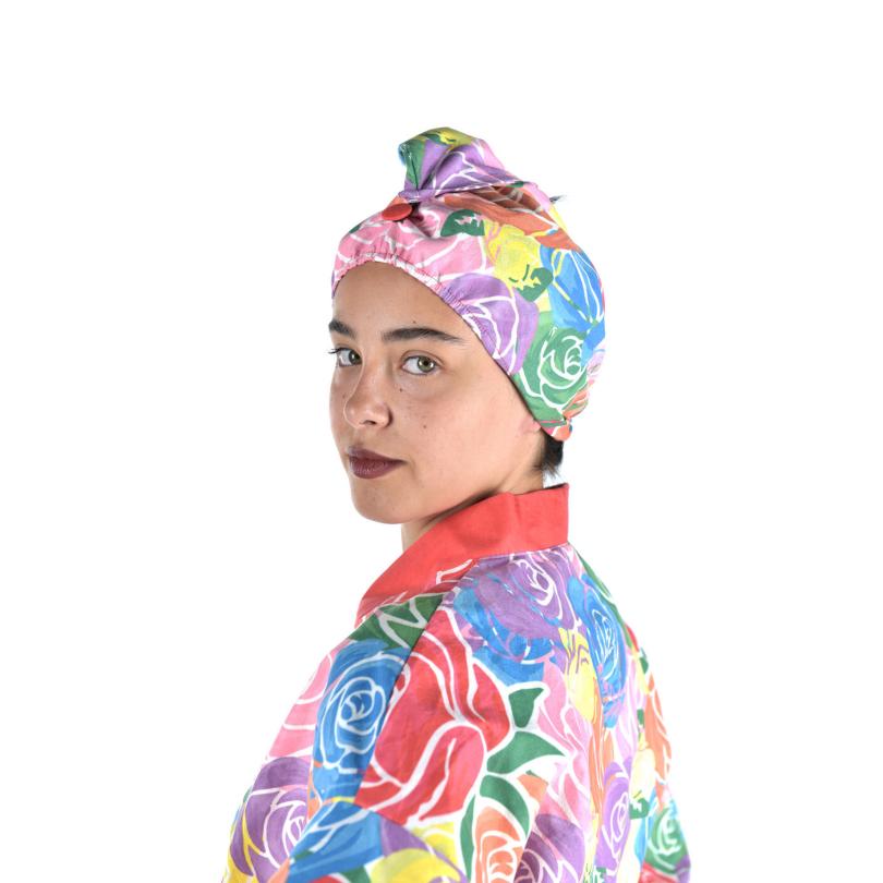 Kimono Rose Cap