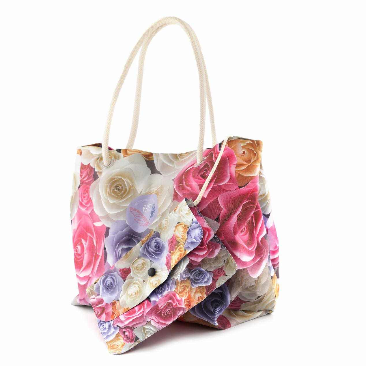 Pochette   Borsa Mare Medium Rose Viola