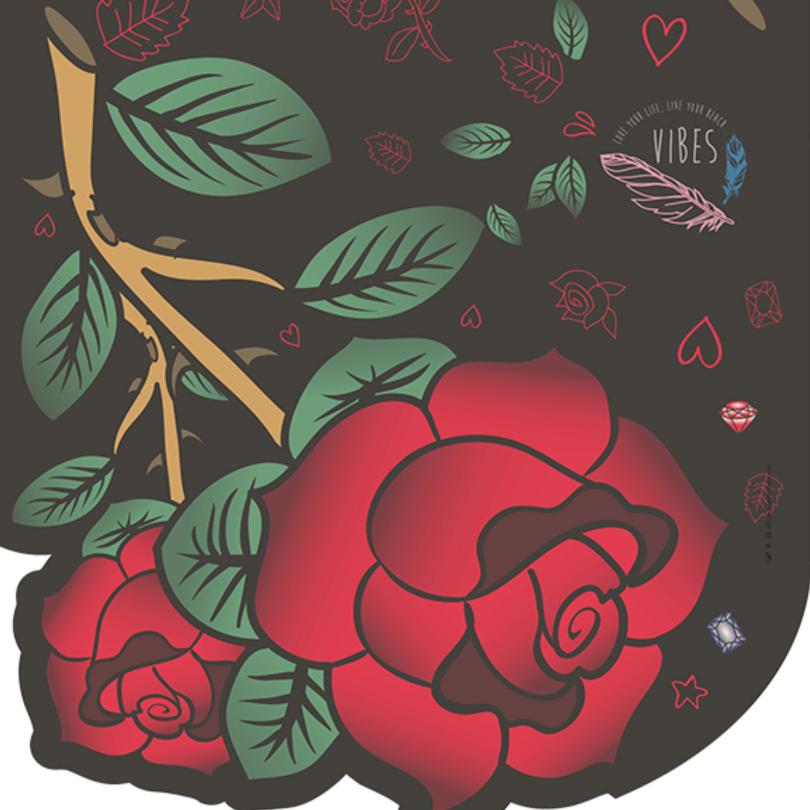 Telo Mare Roses Particolare