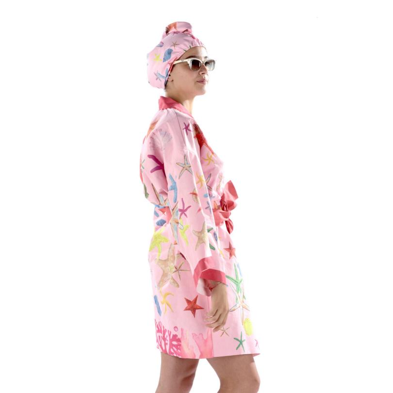 Kimono Stella Marina Rosa Cap