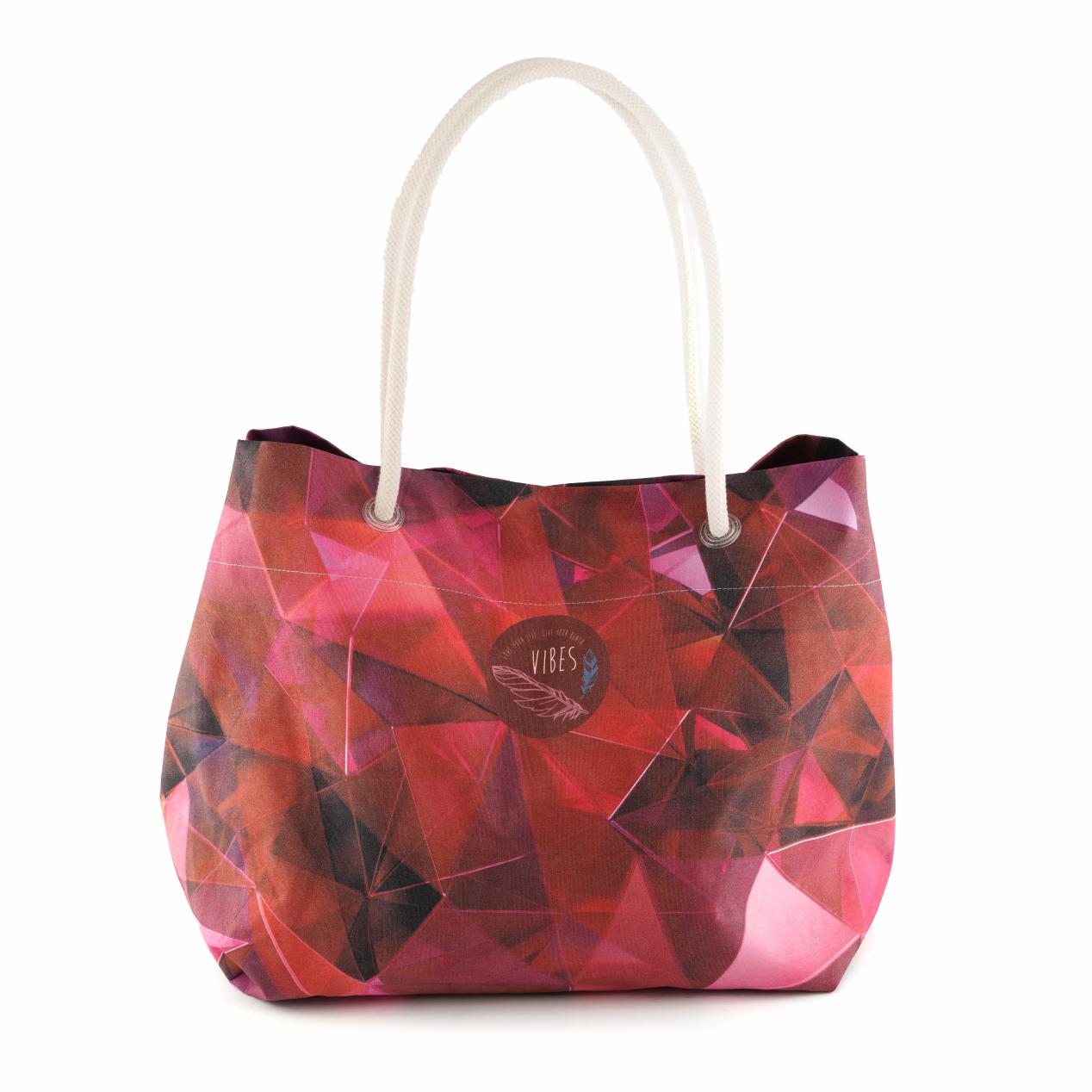 Borsa Mare Medium Crystal Red