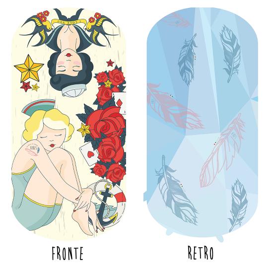 Telo Mare Sailor Fronte e Retro