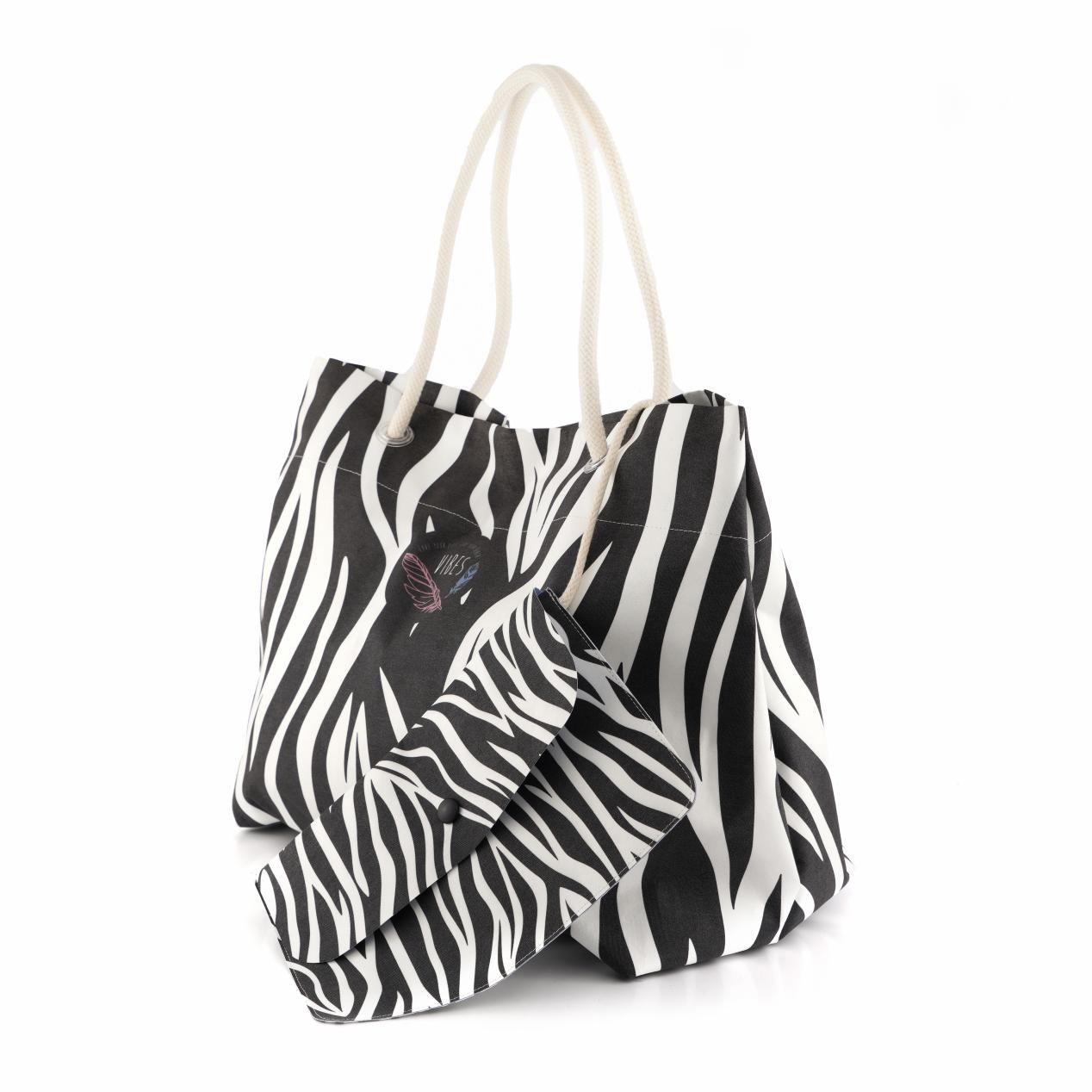 Pochette   Borsa Mare Medium Black & White