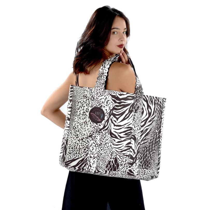 Borsa Animalier Black & White