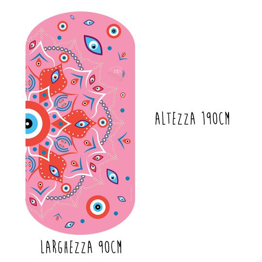 Telo Mare Mandala Rosso