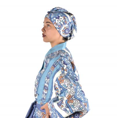 Kimono Mosaico Azul Cap