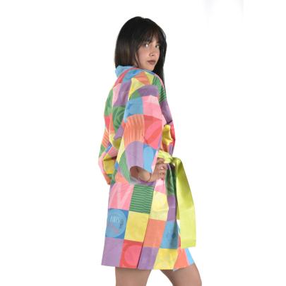 Kimono Geometrico Colors Retro