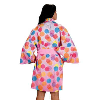 Kimono Pois Rosa retro