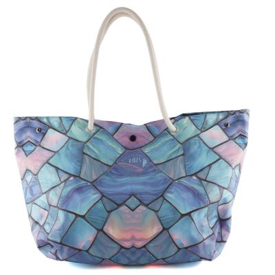 Beach Bag Medium Specchi Azzurri