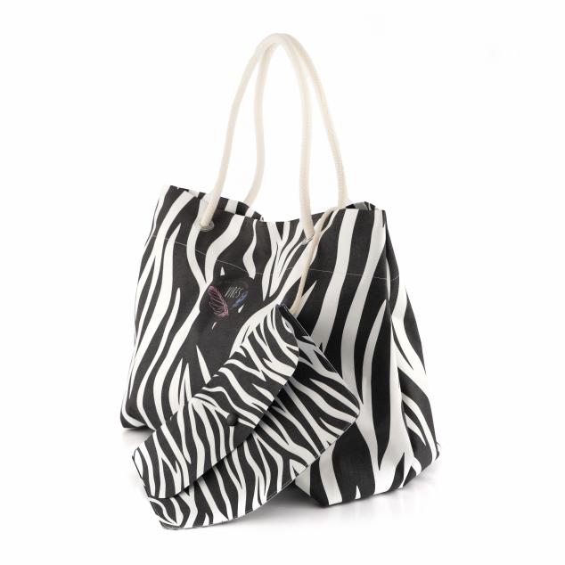 Pochette   Borsa Mare Medium Black & White