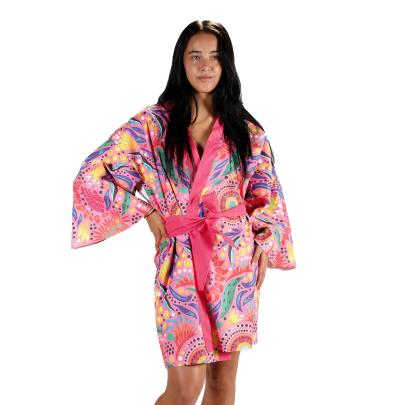 Kimono Mosaiso Rosa fronte