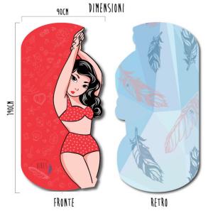 Pin Up Telo Mare Fronte   Retro