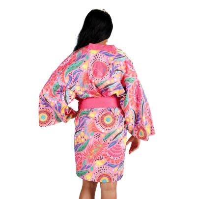 Kimono Mosaiso Rosa retro