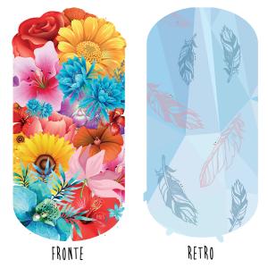 Telo Mare Flowers Fronte   Retro